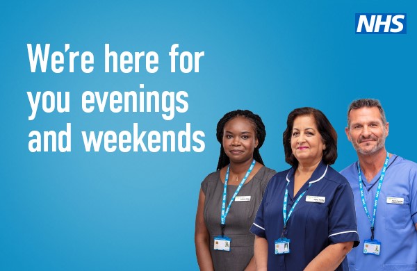 We're here for you evenings and weekends